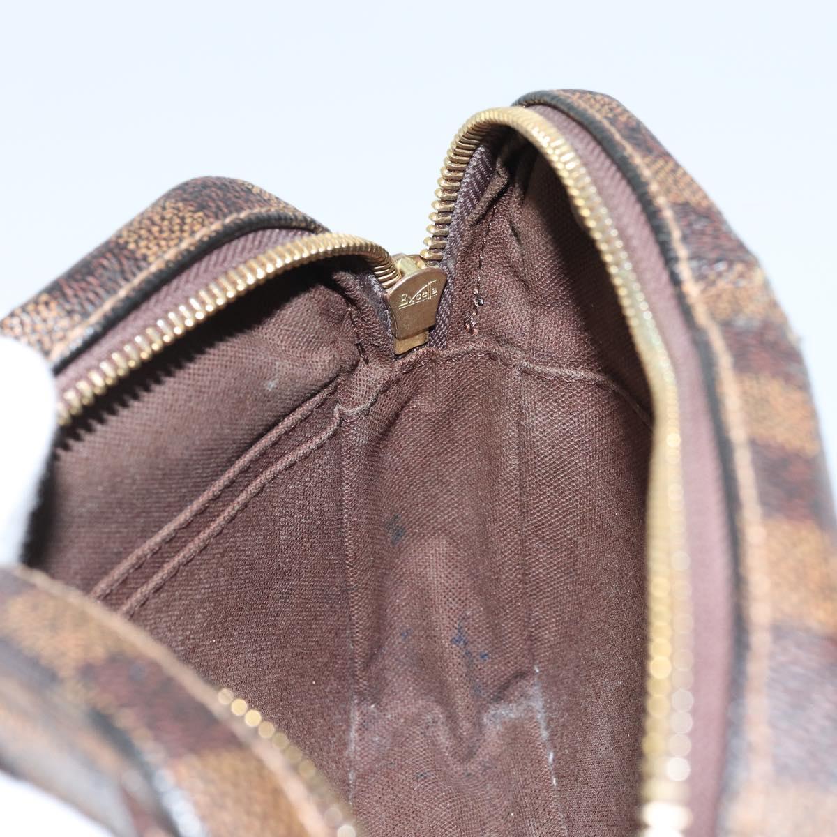 LOUIS VUITTON Damier Ebene Pochette Billets Macau Clutch Bag N61739 Auth BA11690