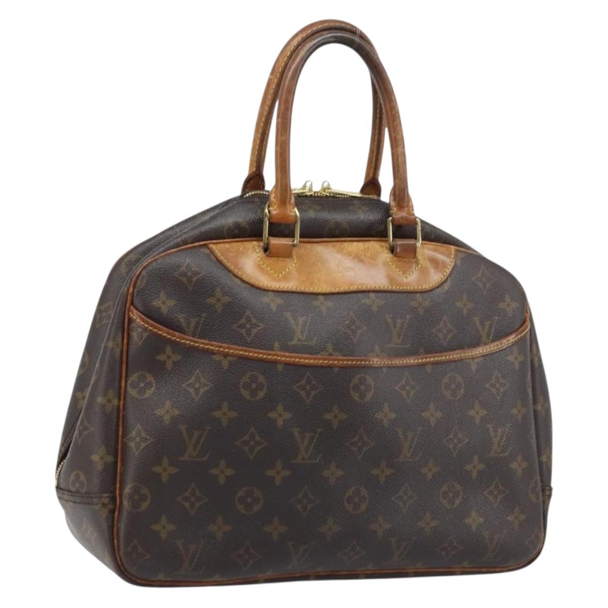 LOUIS VUITTON Monogram Deauville Hand Bag M47270 LV Auth BA11692