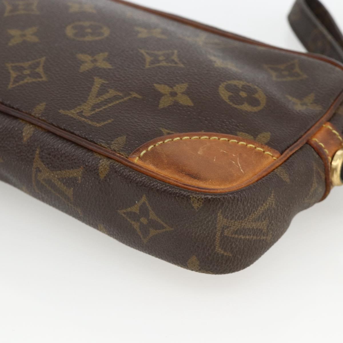 LOUIS VUITTON Monogram Marly Dragonne PM Clutch Bag M51827 LV Auth BA11704