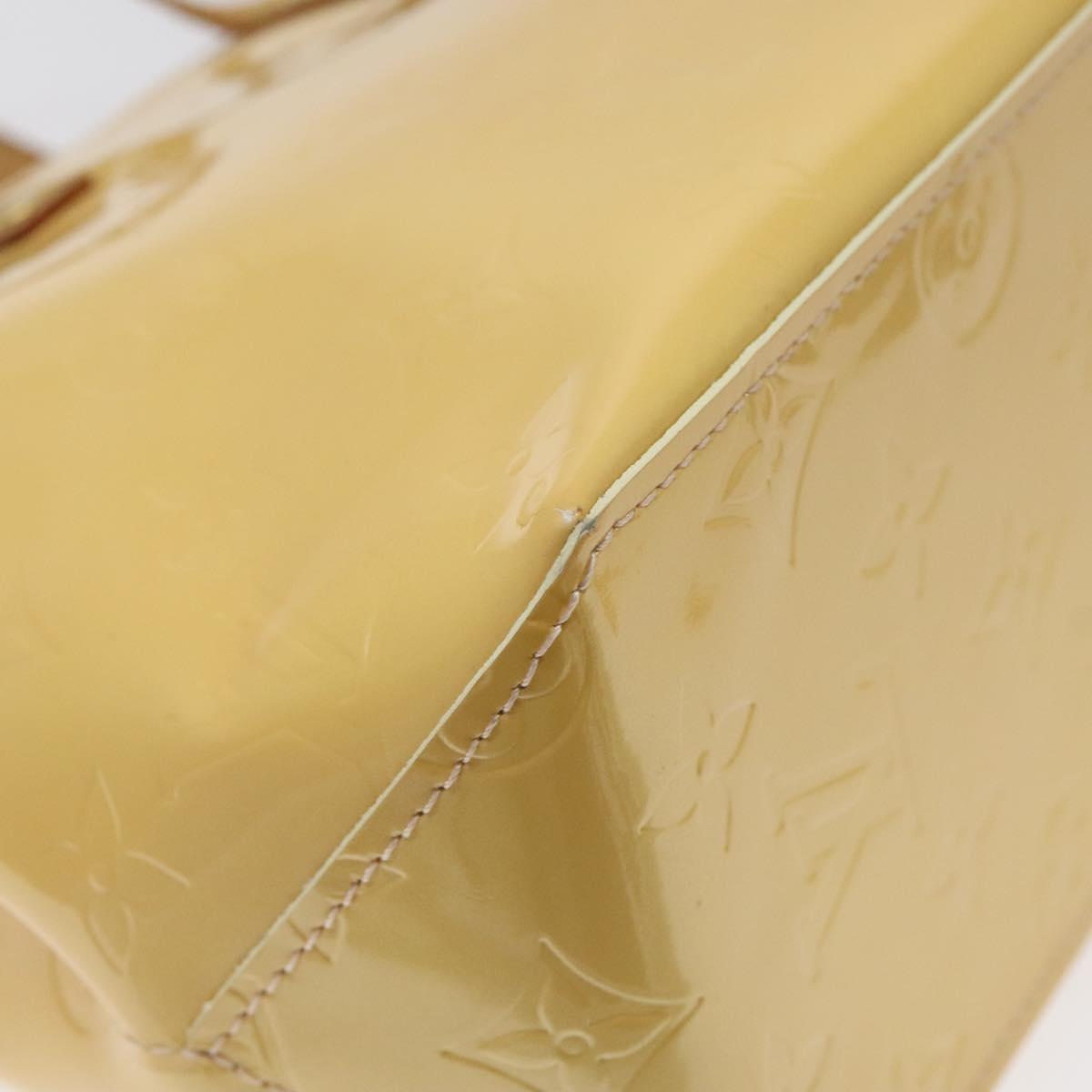 LOUIS VUITTON Monogram Vernis Reade PM Bag Marshmallow Pink M91306 Auth BA1171