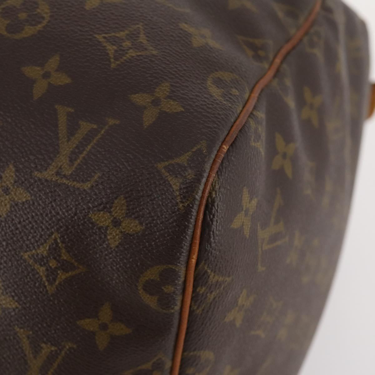 LOUIS VUITTON Monogram Keepall 55 Boston Bag M41424 LV Auth BA11712
