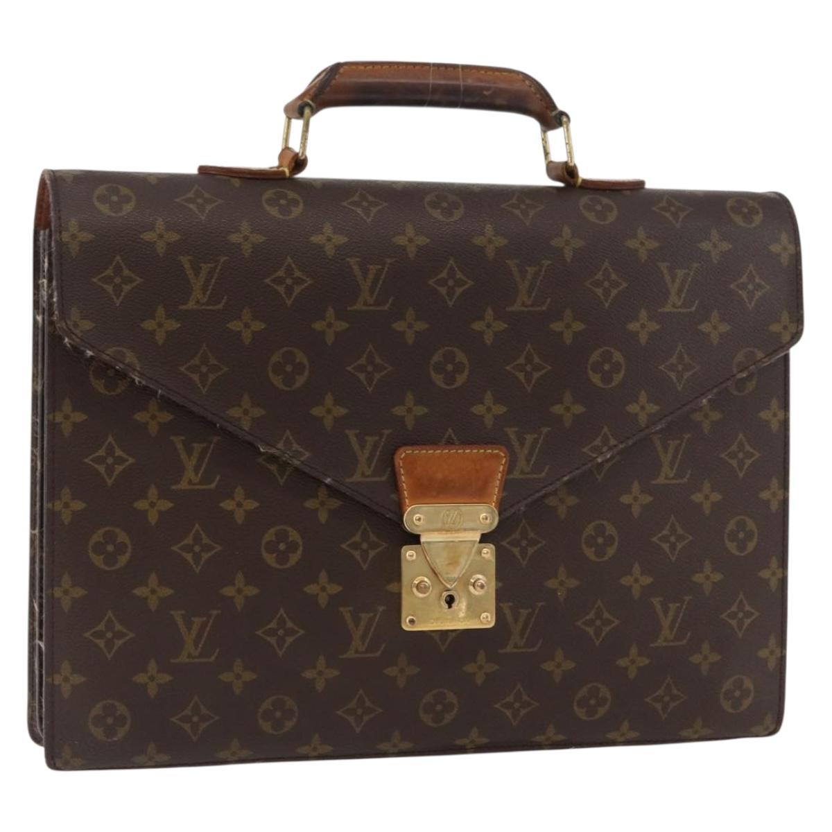 LOUIS VUITTON Monogram Serviette Conseiller Briefcase M53331 LV Auth BA11721