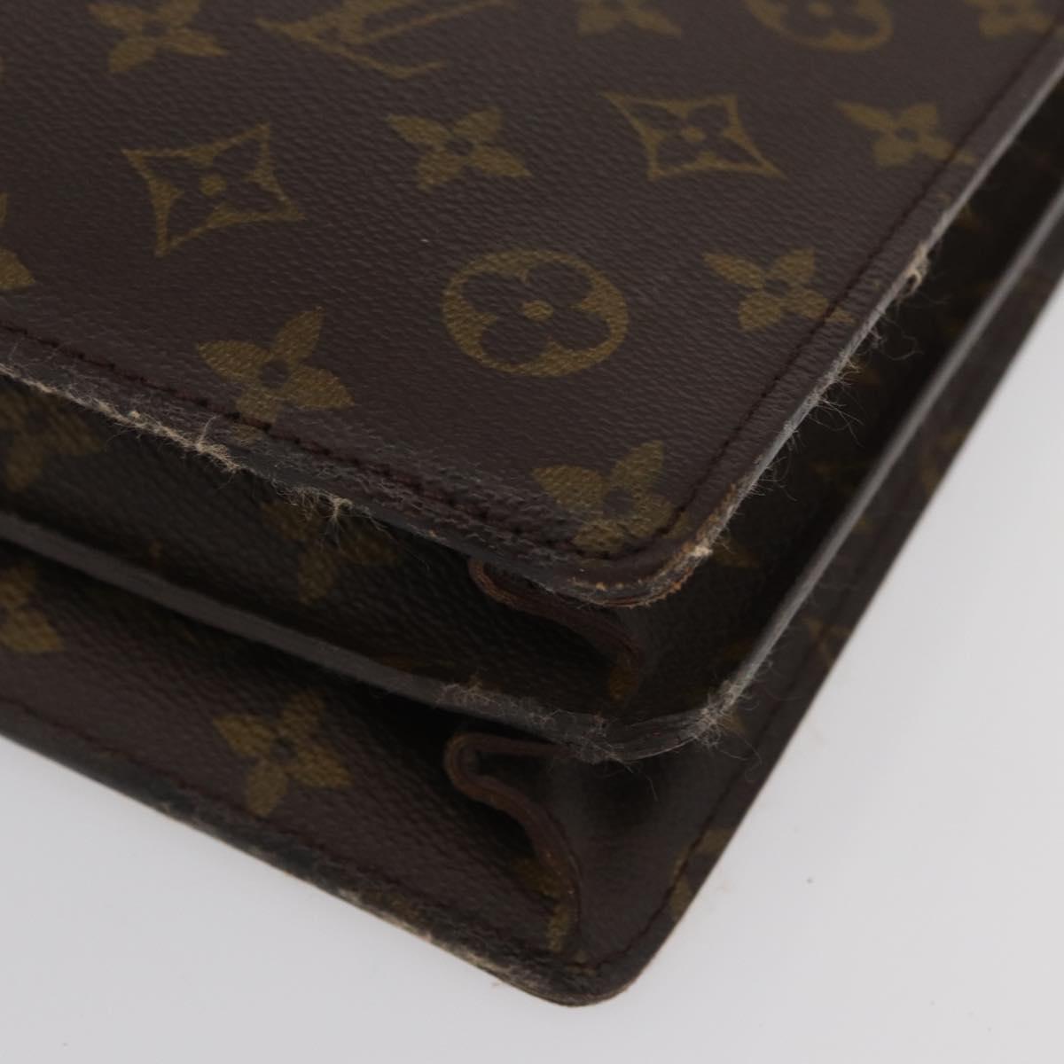 LOUIS VUITTON Monogram Serviette Conseiller Briefcase M53331 LV Auth BA11721