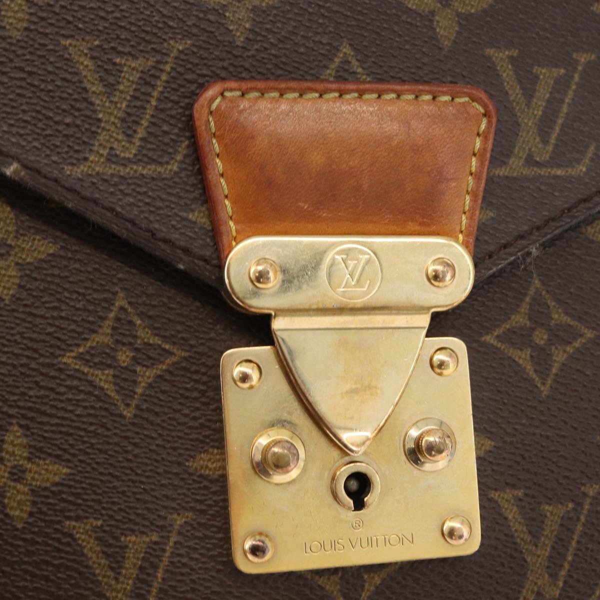 LOUIS VUITTON Monogram Serviette Conseiller Briefcase M53331 LV Auth BA11721