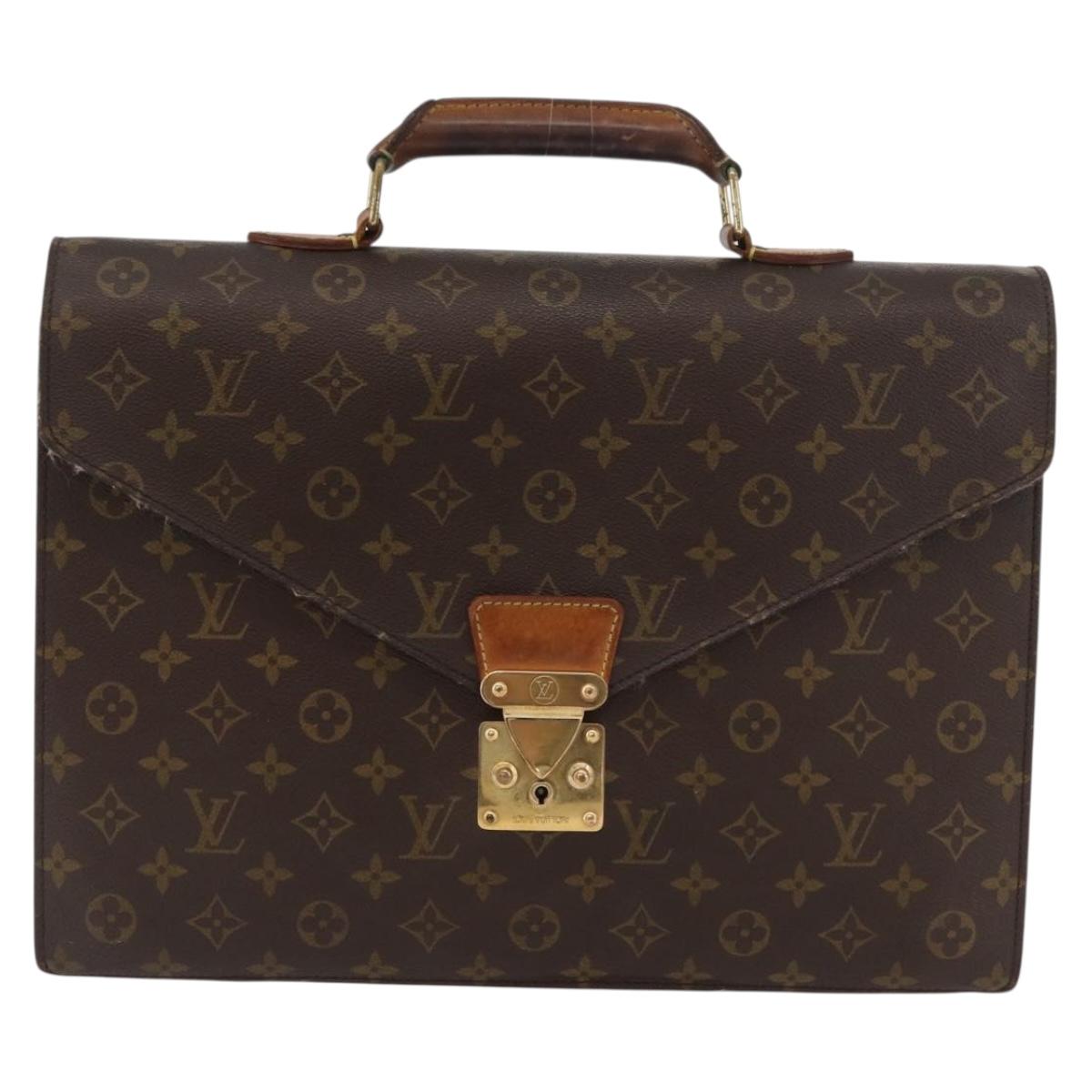 LOUIS VUITTON Monogram Serviette Conseiller Briefcase M53331 LV Auth BA11721