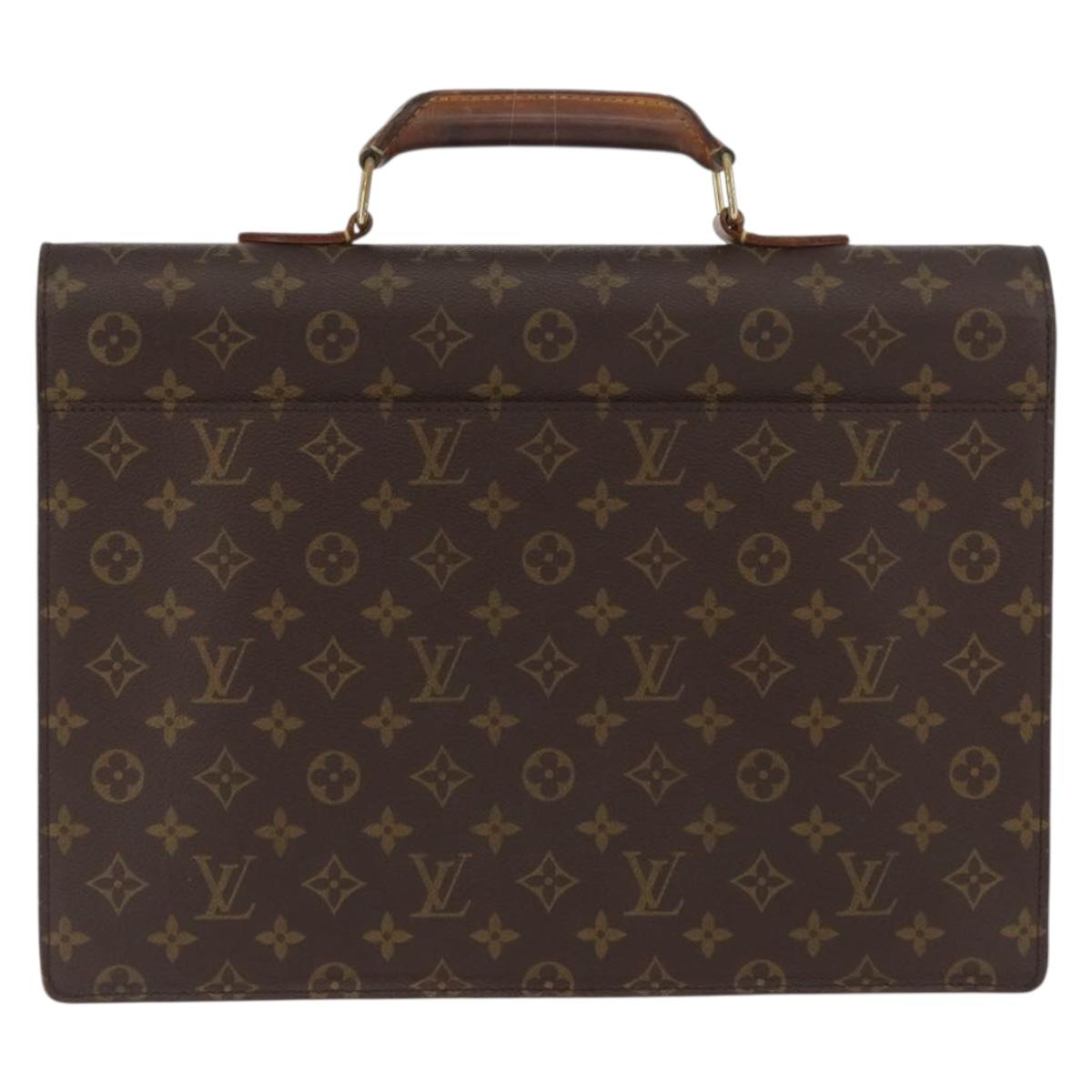LOUIS VUITTON Monogram Serviette Conseiller Briefcase M53331 LV Auth BA11721