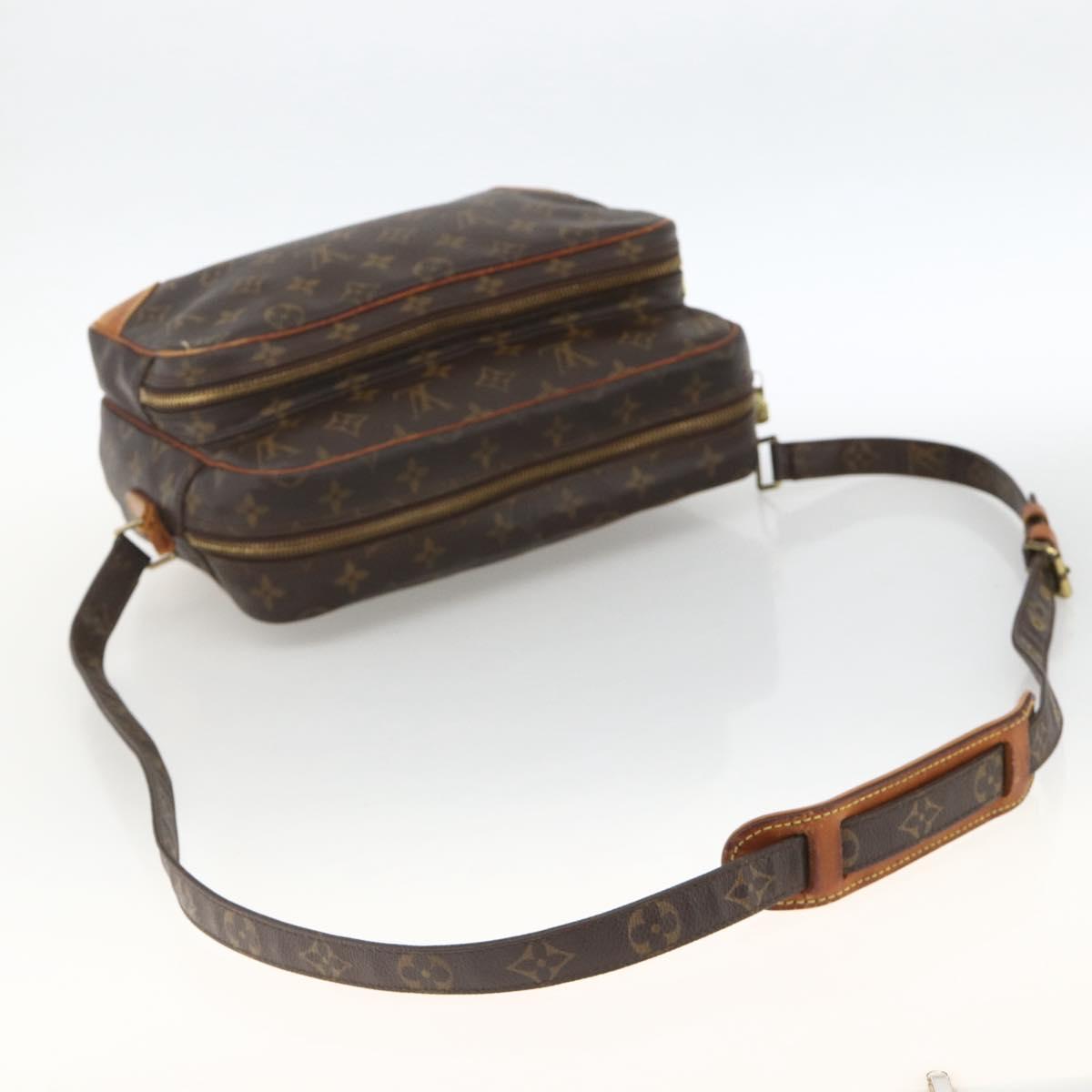 LOUIS VUITTON Monogram Nile Shoulder Bag M45244 LV Auth BA11741
