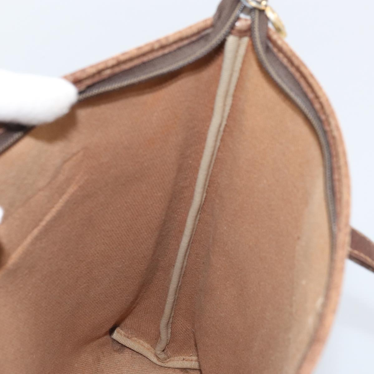 GUCCI GG Supreme Tote Bag PVC Beige Gold 002 39 6130 Auth BA11743
