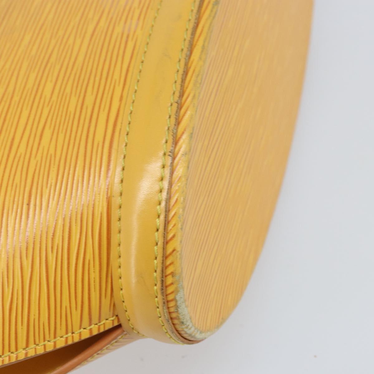 LOUIS VUITTON Epi Saint Jacques Shoulder Bag Yellow M52269 LV Auth BA11747