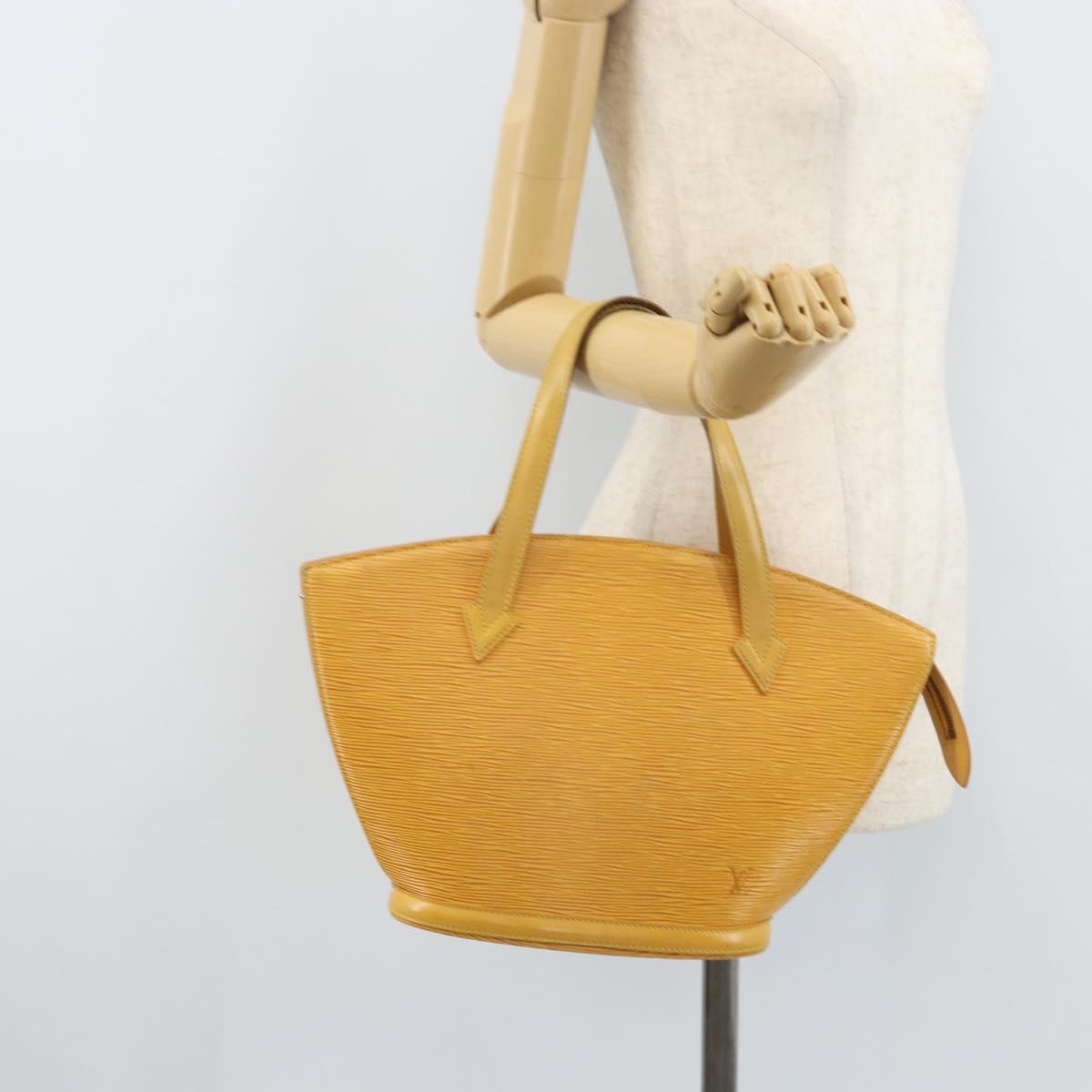 LOUIS VUITTON Epi Saint Jacques Shoulder Bag Yellow M52269 LV Auth BA11747