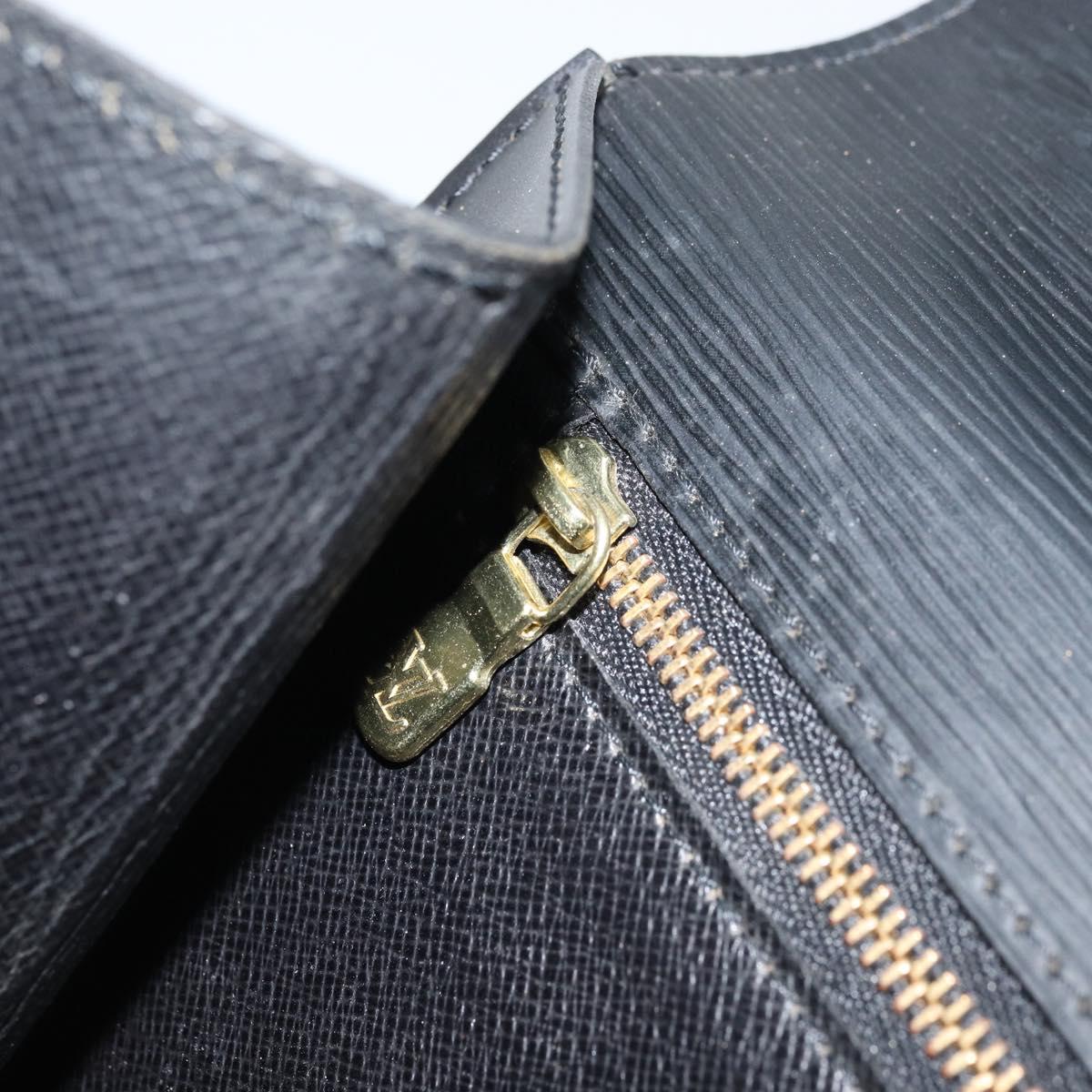 LOUIS VUITTON Epi Monceau 28 Hand Bag Black M52122 LV Auth BA11749