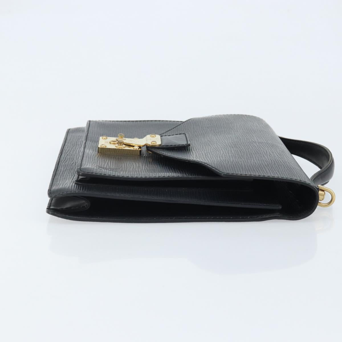 LOUIS VUITTON Epi Monceau 28 Hand Bag Black M52122 LV Auth BA11749