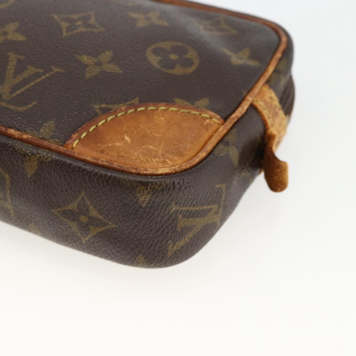LOUIS VUITTON Monogram Marly Dragonne PM Clutch Bag M51827 LV Auth BA11753