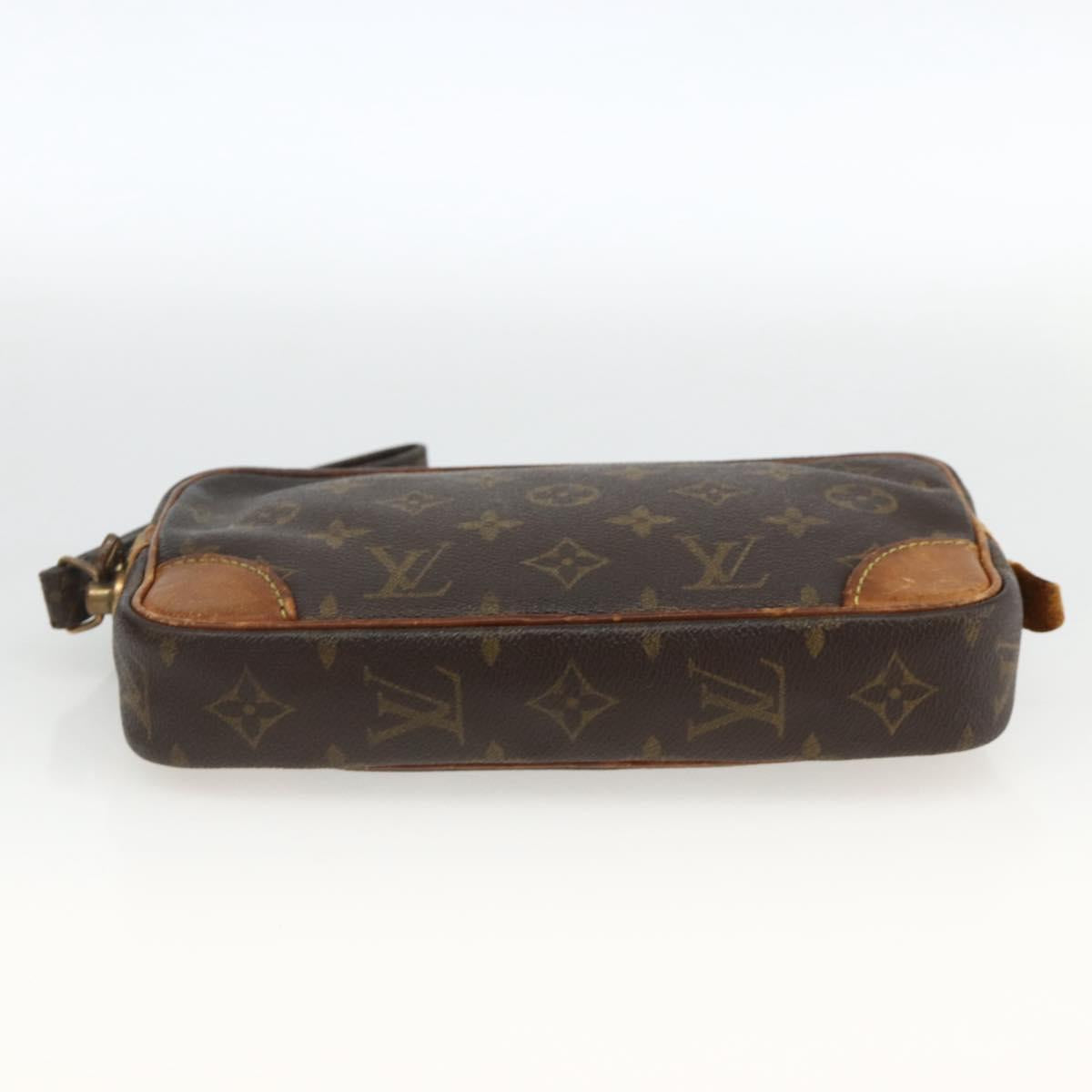 LOUIS VUITTON Monogram Marly Dragonne PM Clutch Bag M51827 LV Auth BA11753