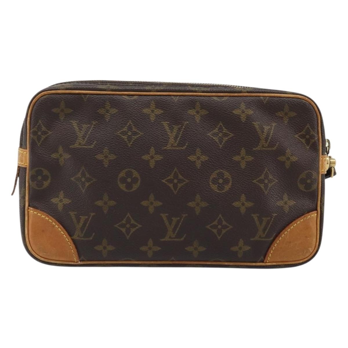 LOUIS VUITTON Monogram Marly Dragonne GM Clutch Bag M51825 LV Auth BA11754