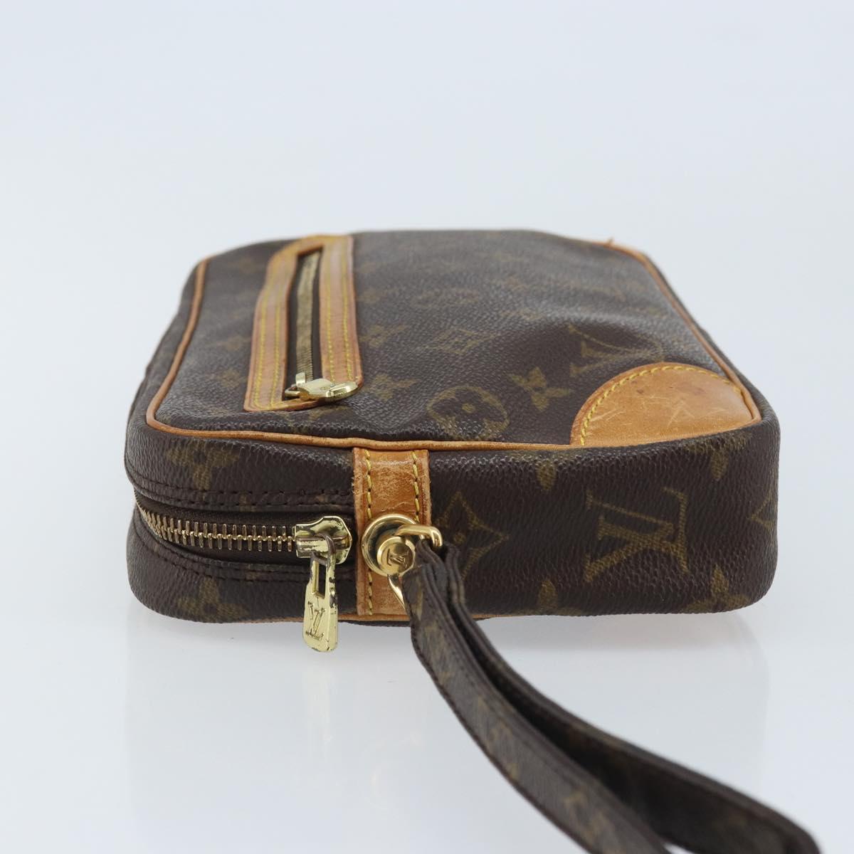 LOUIS VUITTON Monogram Marly Dragonne GM Clutch Bag M51825 LV Auth BA11754