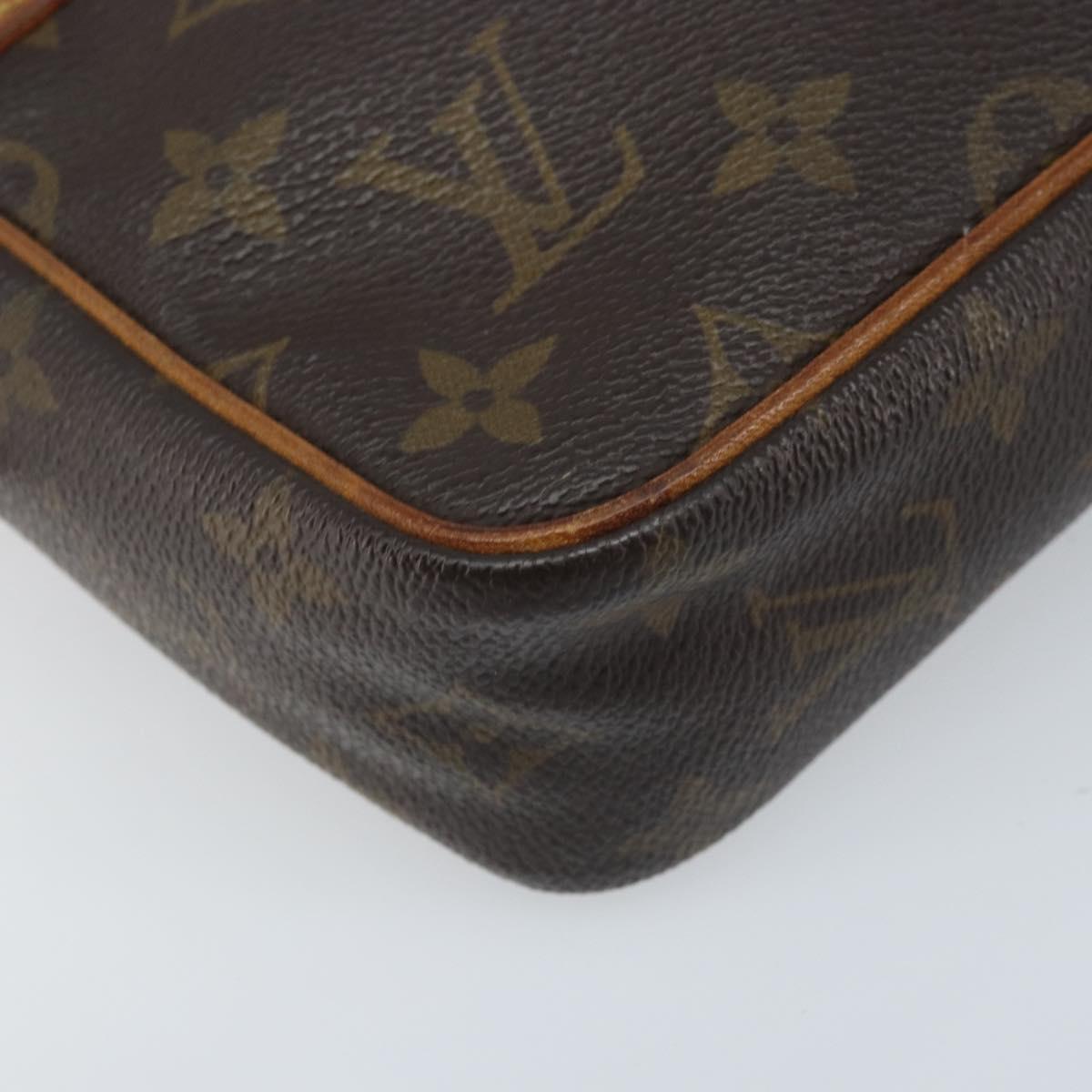 LOUIS VUITTON Monogram Compiegne 23 Clutch Bag M51847 LV Auth BA11757