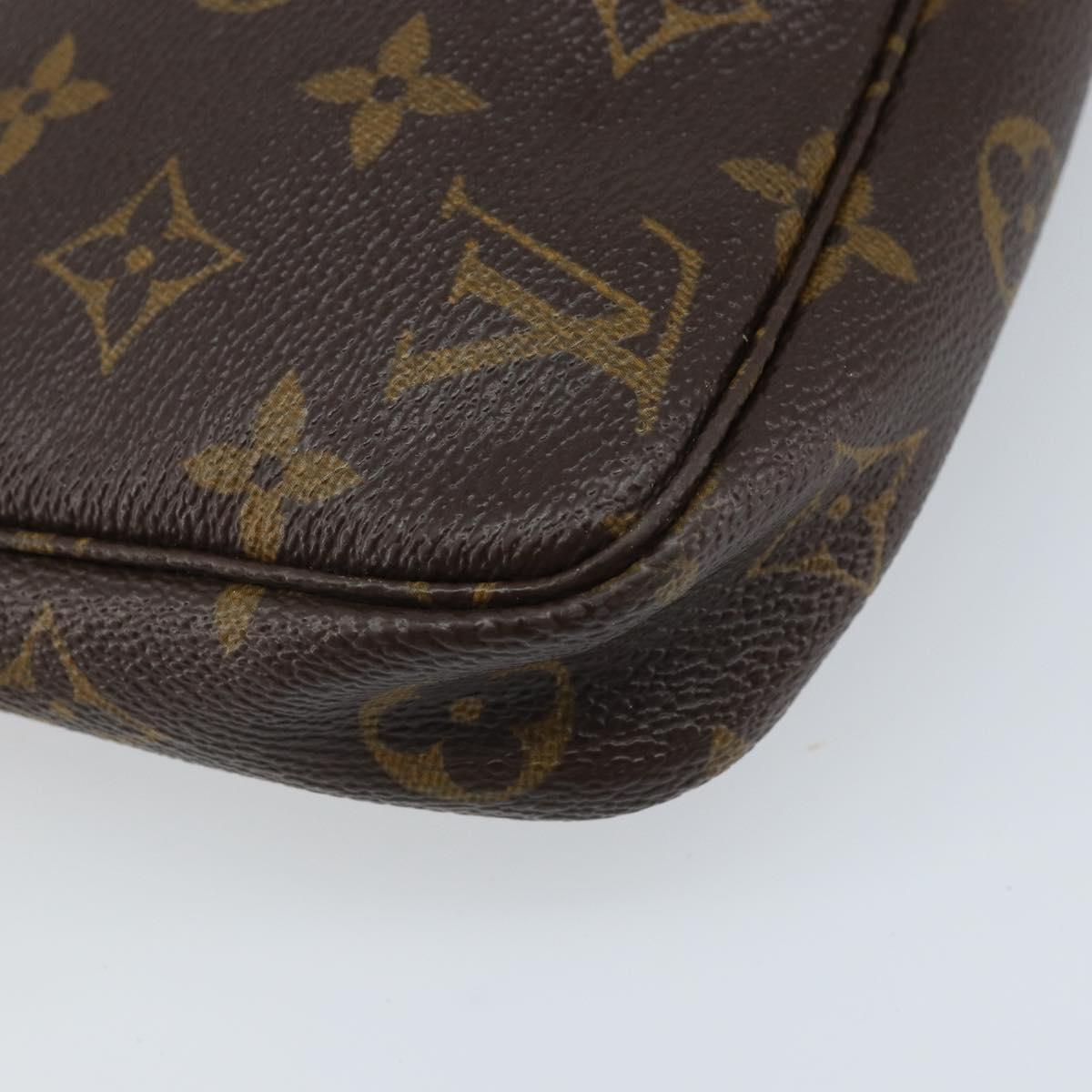 LOUIS VUITTON Monogram Pochette Accessoires Pouch M51980 LV Auth BA11760