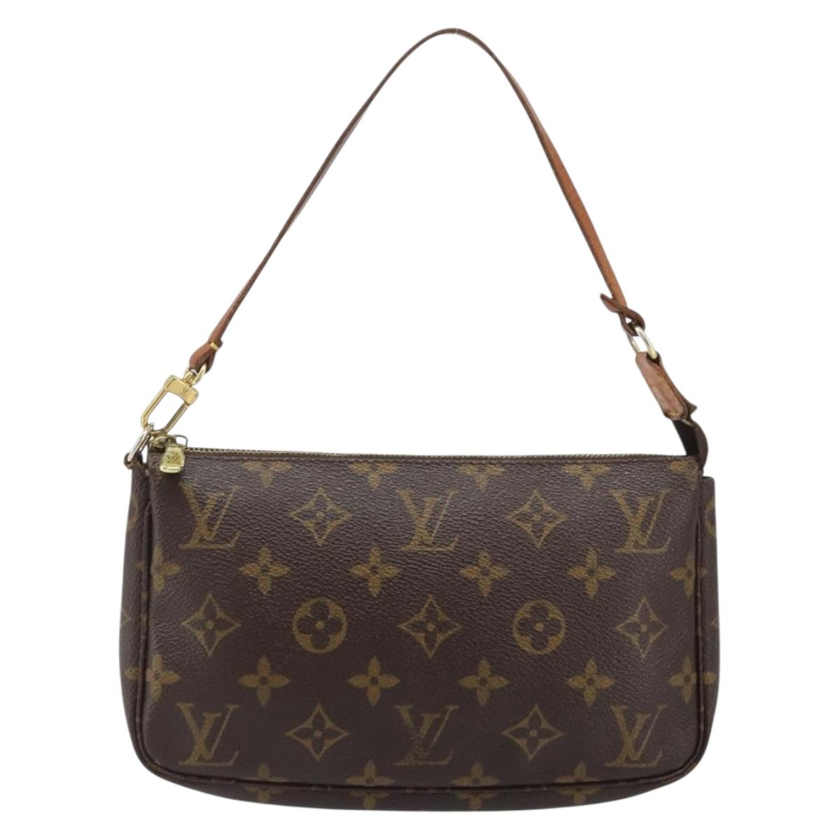 LOUIS VUITTON Monogram Pochette Accessoires Pouch M51980 LV Auth BA11760