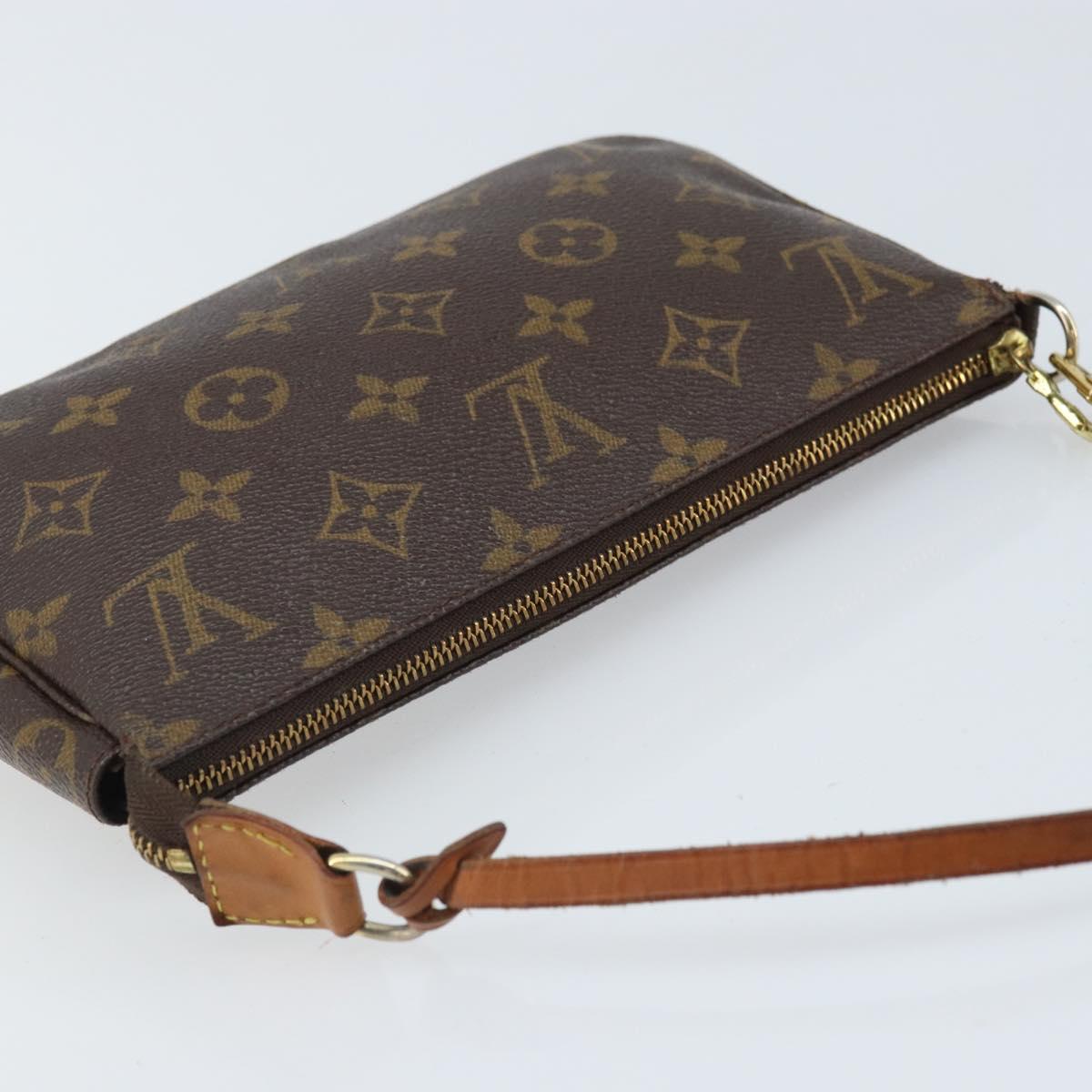 LOUIS VUITTON Monogram Pochette Accessoires Pouch M51980 LV Auth BA11760