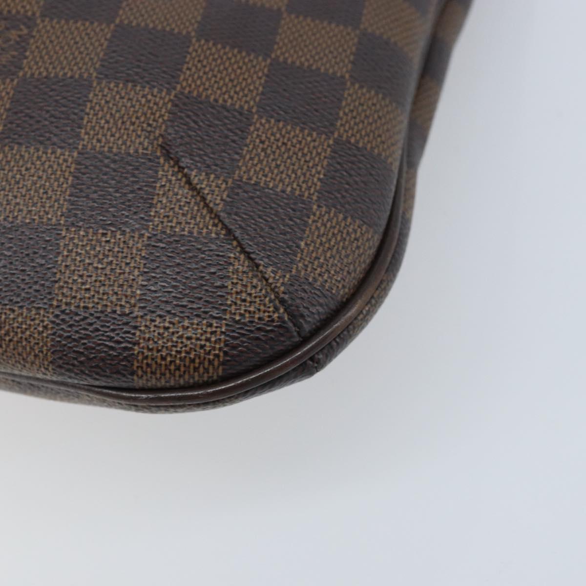 LOUIS VUITTON Damier Ebene Bloomsbury GM Shoulder Bag N42250 LV Auth BA11765