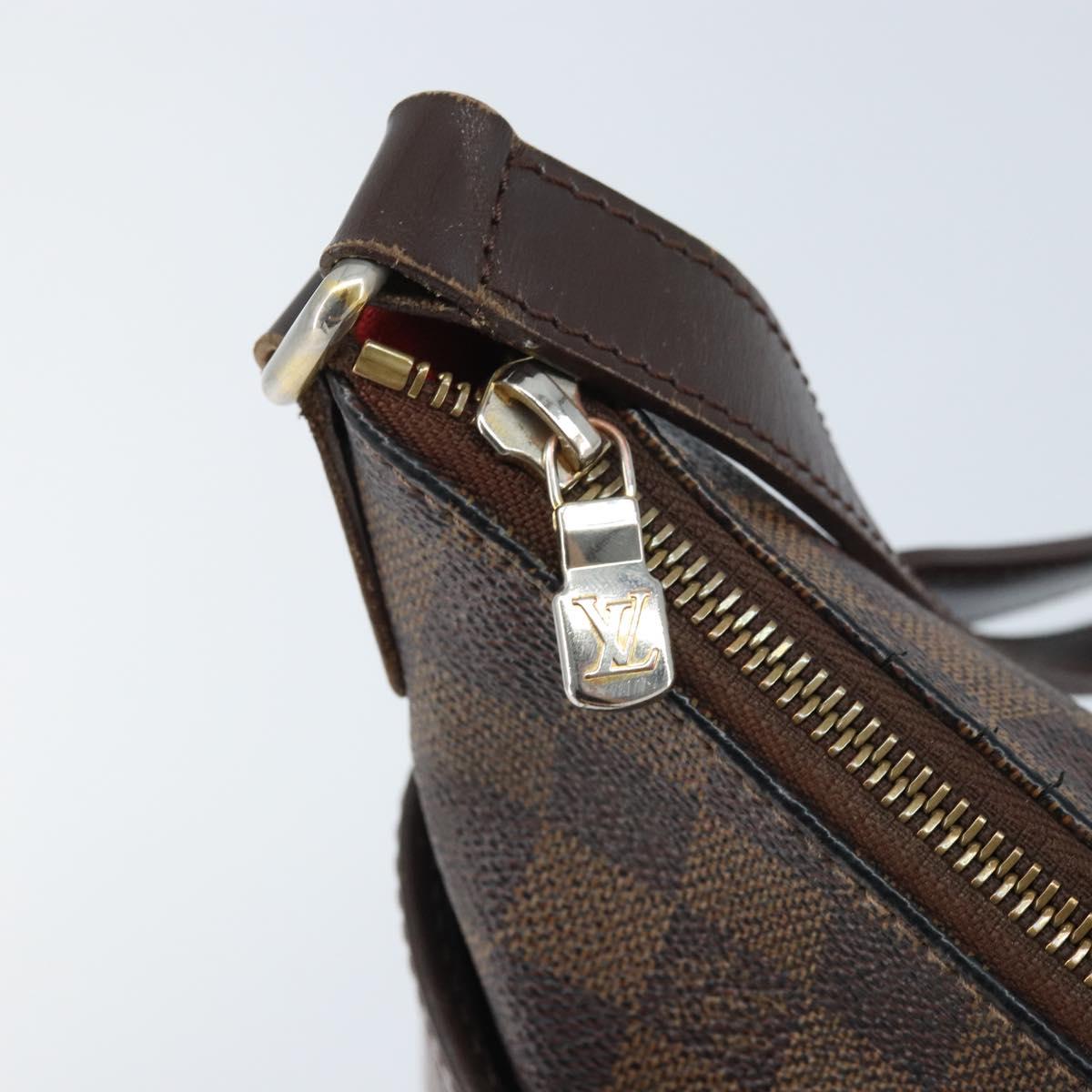 LOUIS VUITTON Damier Ebene Bloomsbury GM Shoulder Bag N42250 LV Auth BA11765