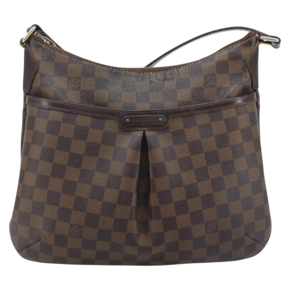 LOUIS VUITTON Damier Ebene Bloomsbury GM Shoulder Bag N42250 LV Auth BA11765