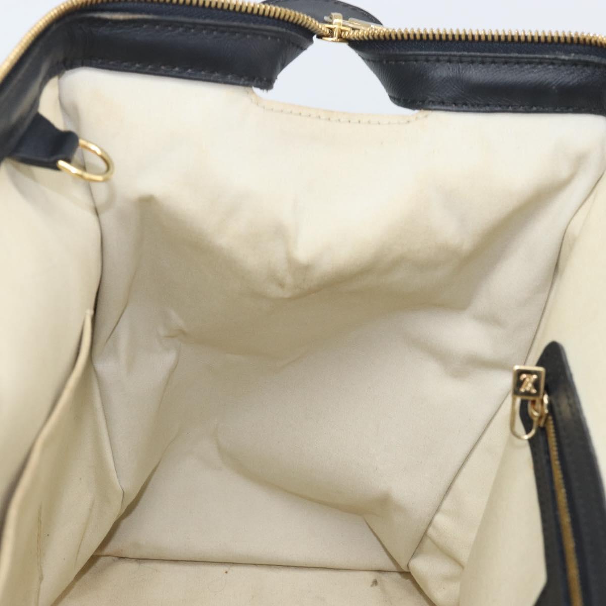 LOUIS VUITTON Monogram Mini Josephine GM Hand Bag Blue M92211 LV Auth BA11767