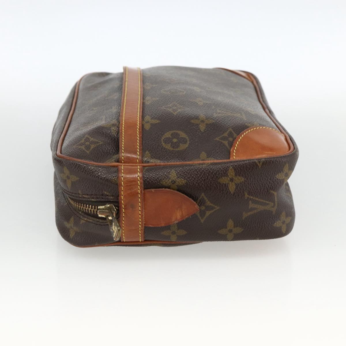LOUIS VUITTON Monogram Compiegne 28 Clutch Bag M51845 LV Auth BA11773