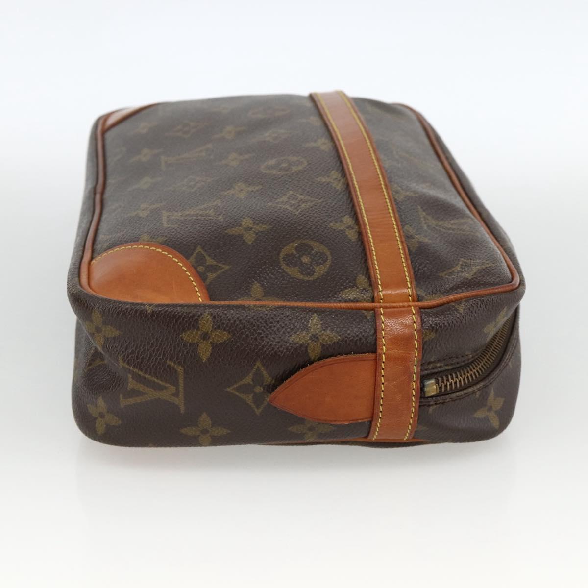 LOUIS VUITTON Monogram Compiegne 28 Clutch Bag M51845 LV Auth BA11773