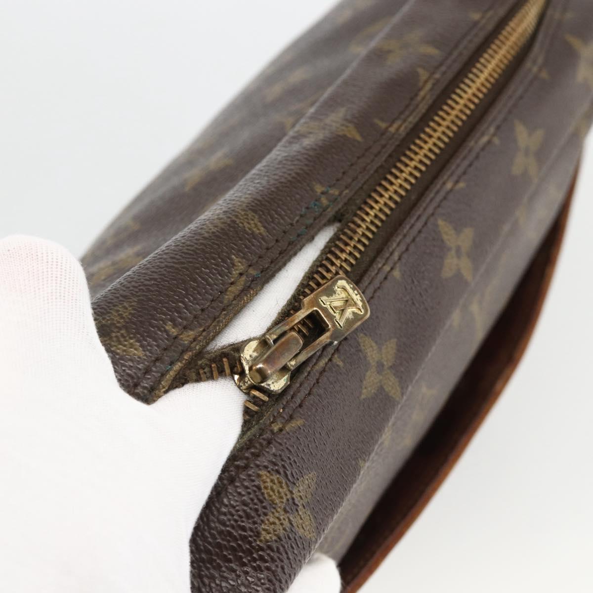 LOUIS VUITTON Monogram Compiegne 28 Clutch Bag M51845 LV Auth BA11773