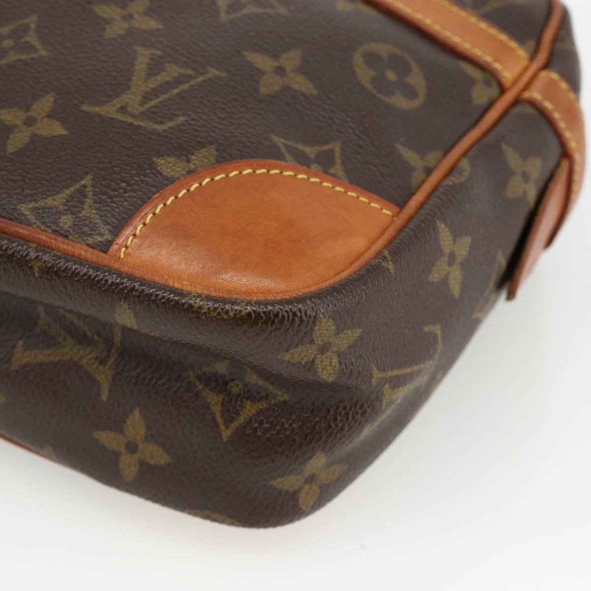LOUIS VUITTON Monogram Compiegne 28 Clutch Bag M51845 LV Auth BA11773