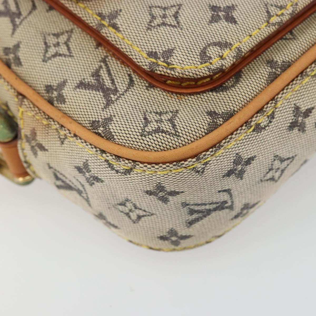 LOUIS VUITTON Monogram Mini Juliet MM Shoulder Bag Blue M92004 LV Auth BA11780