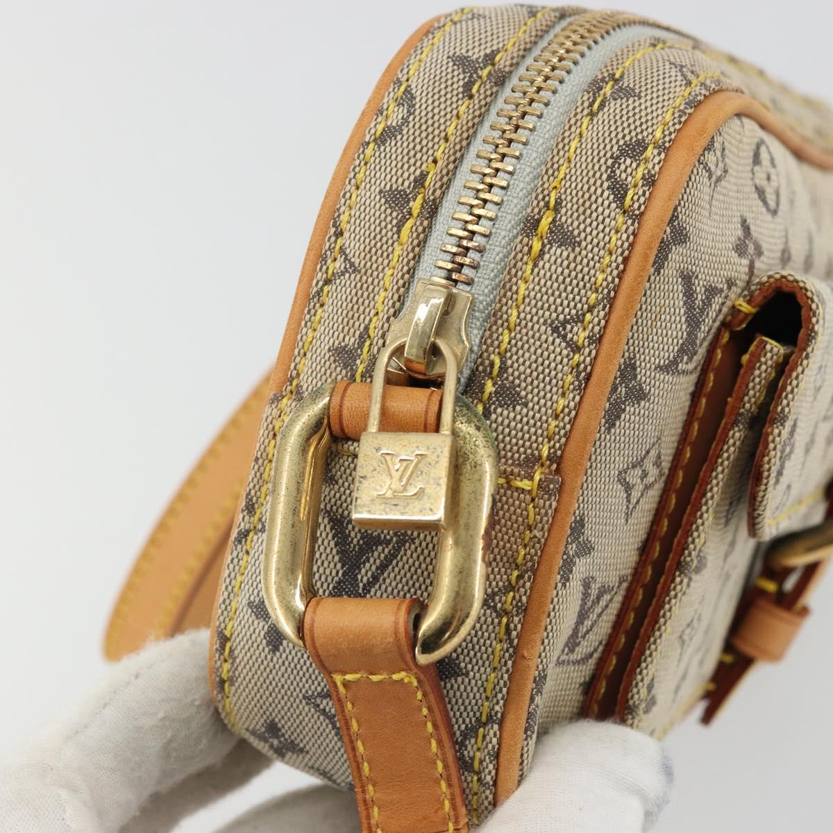 LOUIS VUITTON Monogram Mini Juliet MM Shoulder Bag Blue M92004 LV Auth BA11780