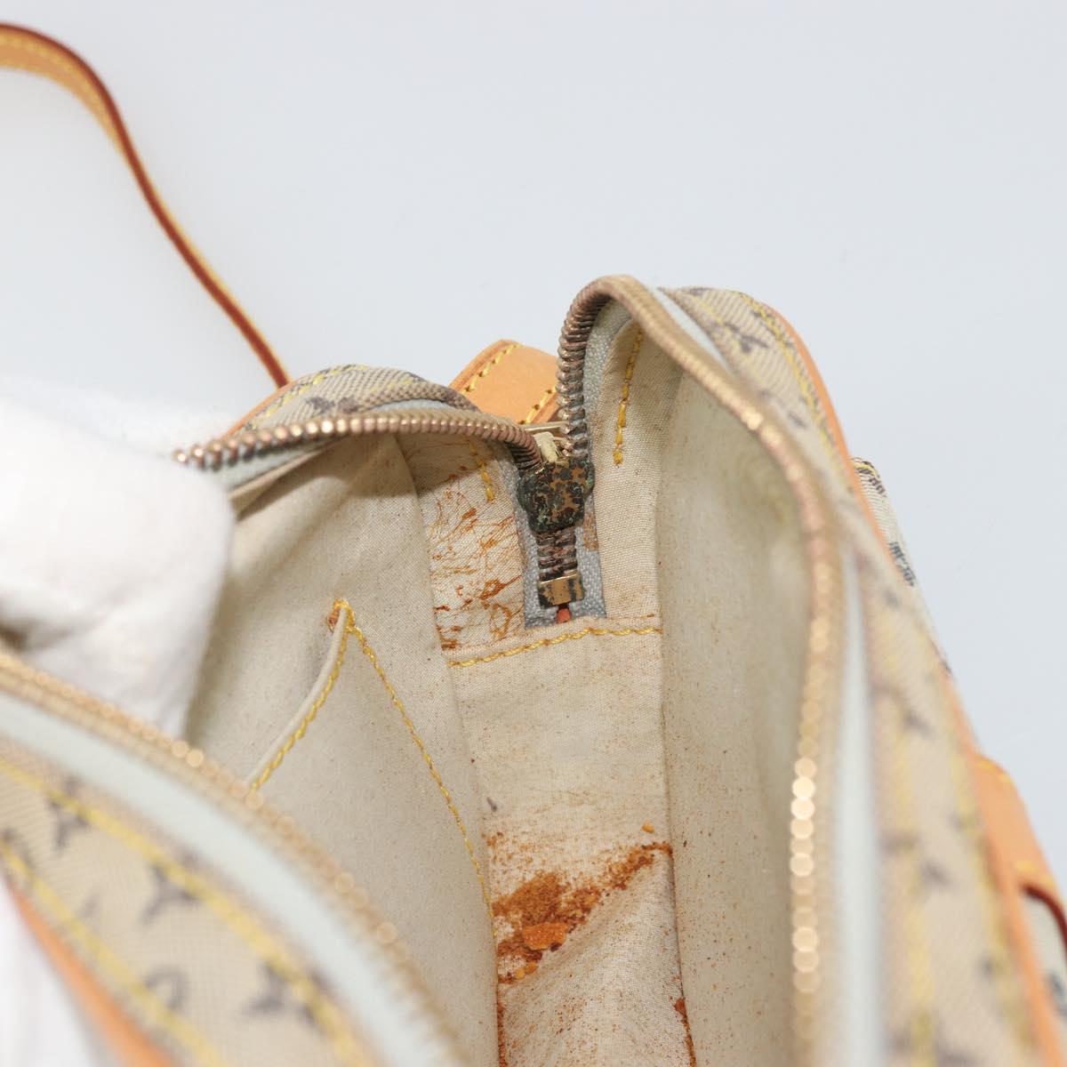 LOUIS VUITTON Monogram Mini Juliet MM Shoulder Bag Blue M92004 LV Auth BA11780