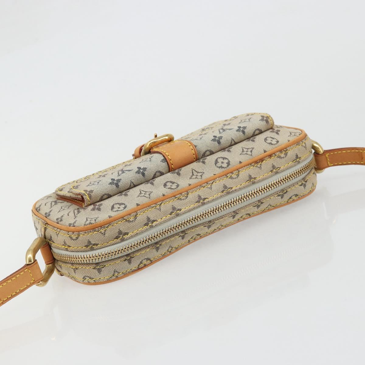 LOUIS VUITTON Monogram Mini Juliet MM Shoulder Bag Blue M92004 LV Auth BA11780