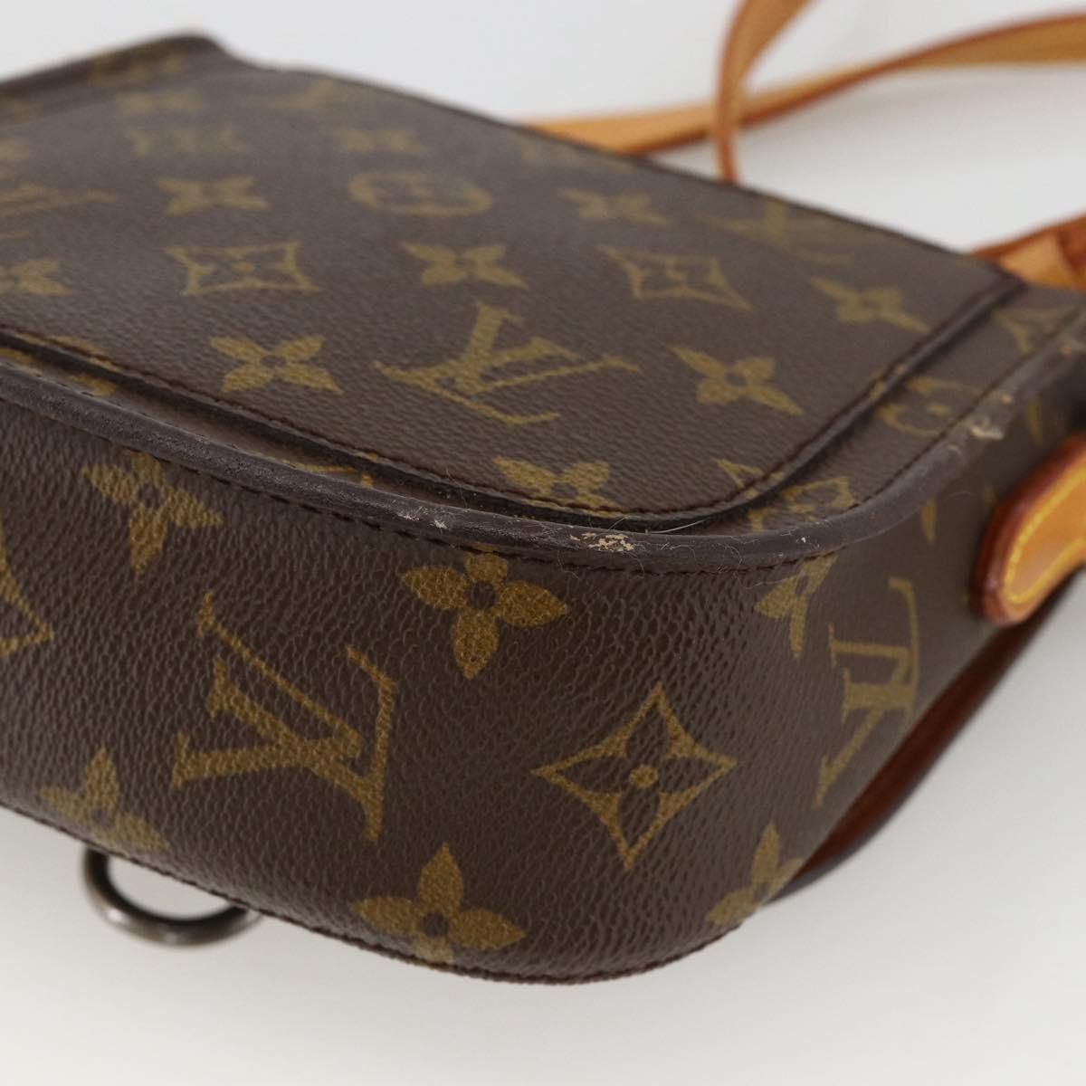 LOUIS VUITTON Monogram Saint Cloud PM Shoulder Bag M51244 LV Auth BA11782A