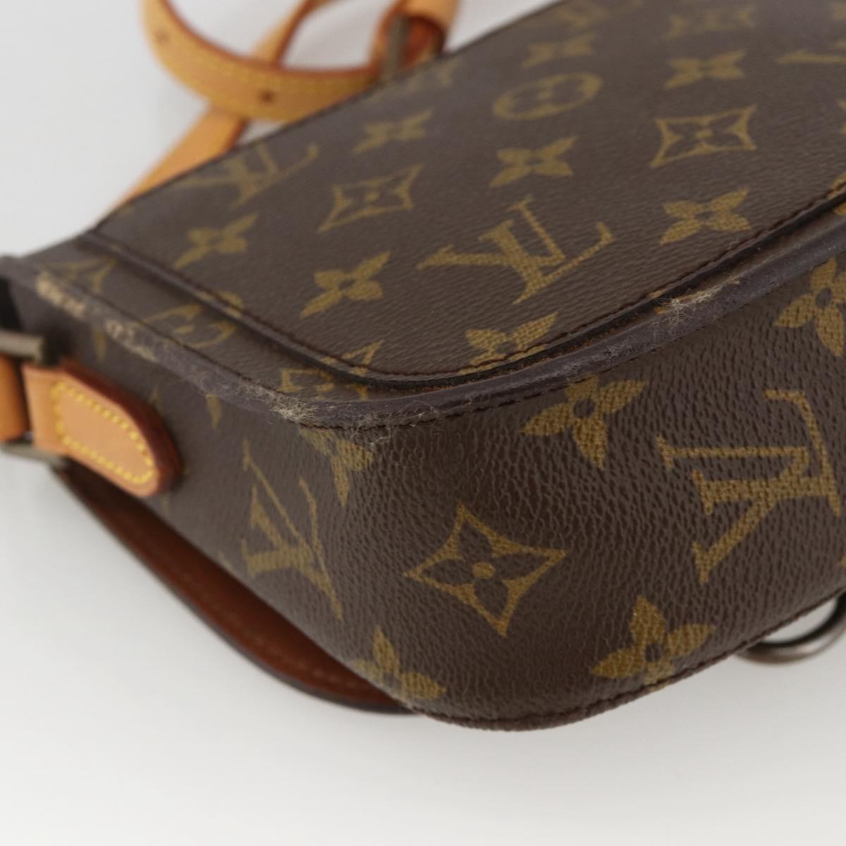 LOUIS VUITTON Monogram Saint Cloud PM Shoulder Bag M51244 LV Auth BA11782A