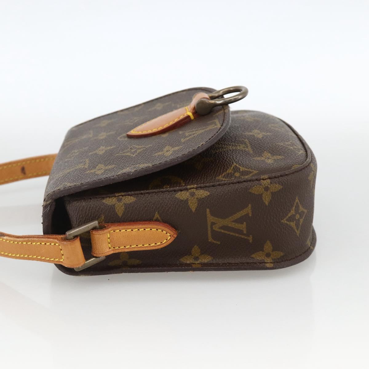 LOUIS VUITTON Monogram Saint Cloud PM Shoulder Bag M51244 LV Auth BA11782A