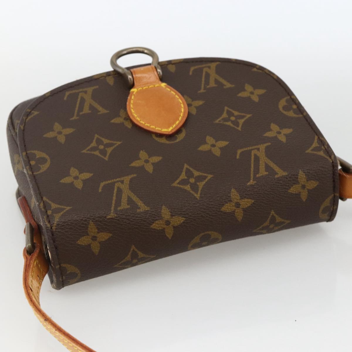LOUIS VUITTON Monogram Saint Cloud PM Shoulder Bag M51244 LV Auth BA11782A
