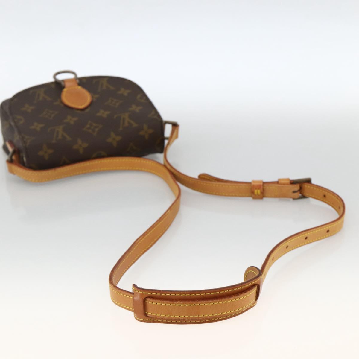 LOUIS VUITTON Monogram Saint Cloud PM Shoulder Bag M51244 LV Auth BA11782A