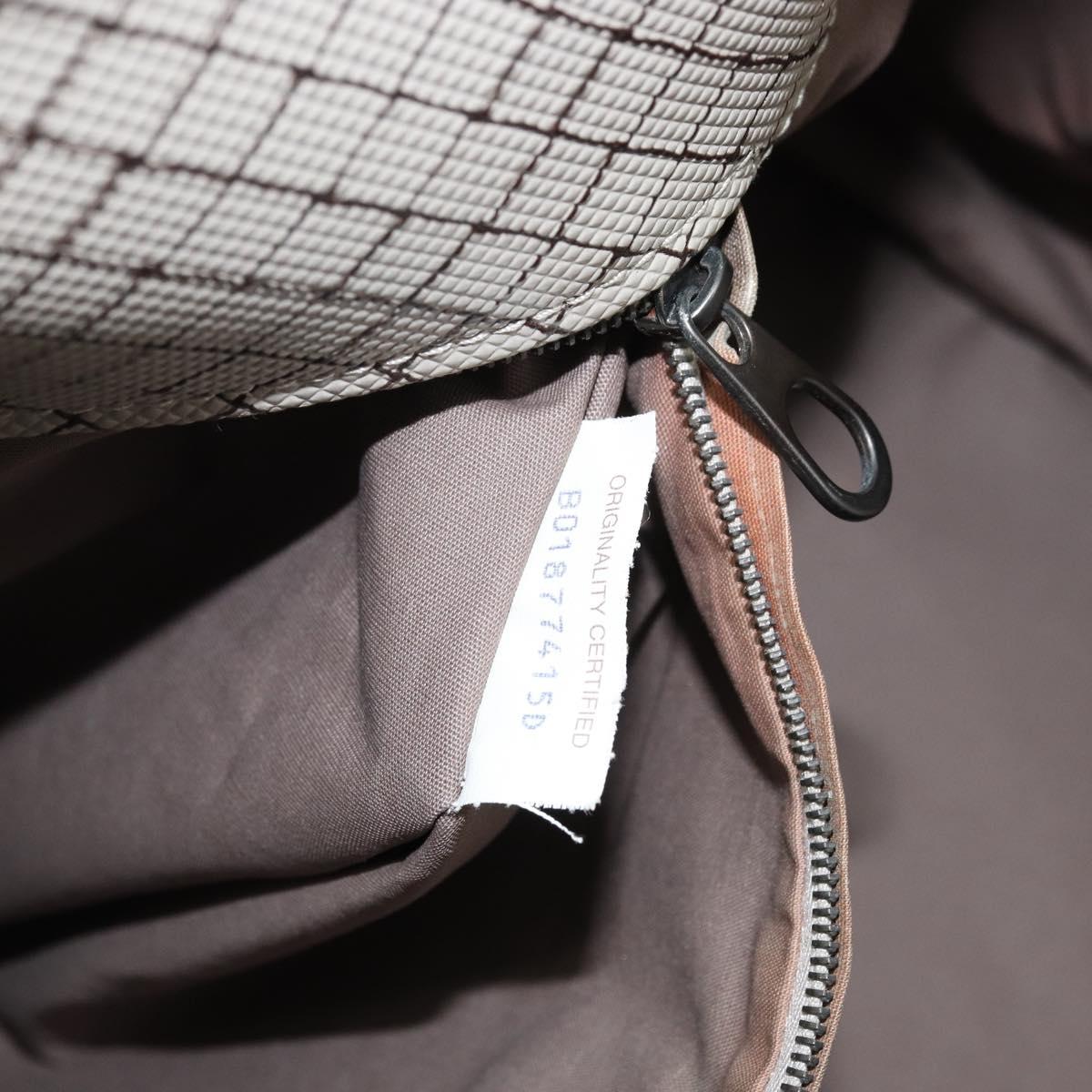 BOTTEGA VENETA Tote Bag PVC Canvas Gray Auth BA11786