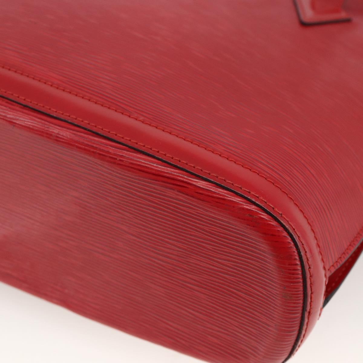 LOUIS VUITTON Epi Lussac Shoulder Bag Red M52287 LV Auth BA11811