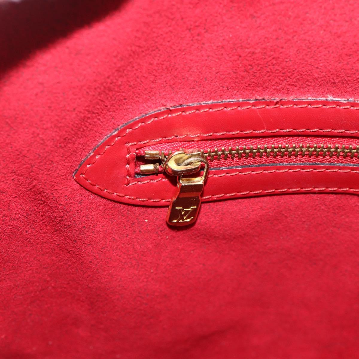 LOUIS VUITTON Epi Lussac Shoulder Bag Red M52287 LV Auth BA11811