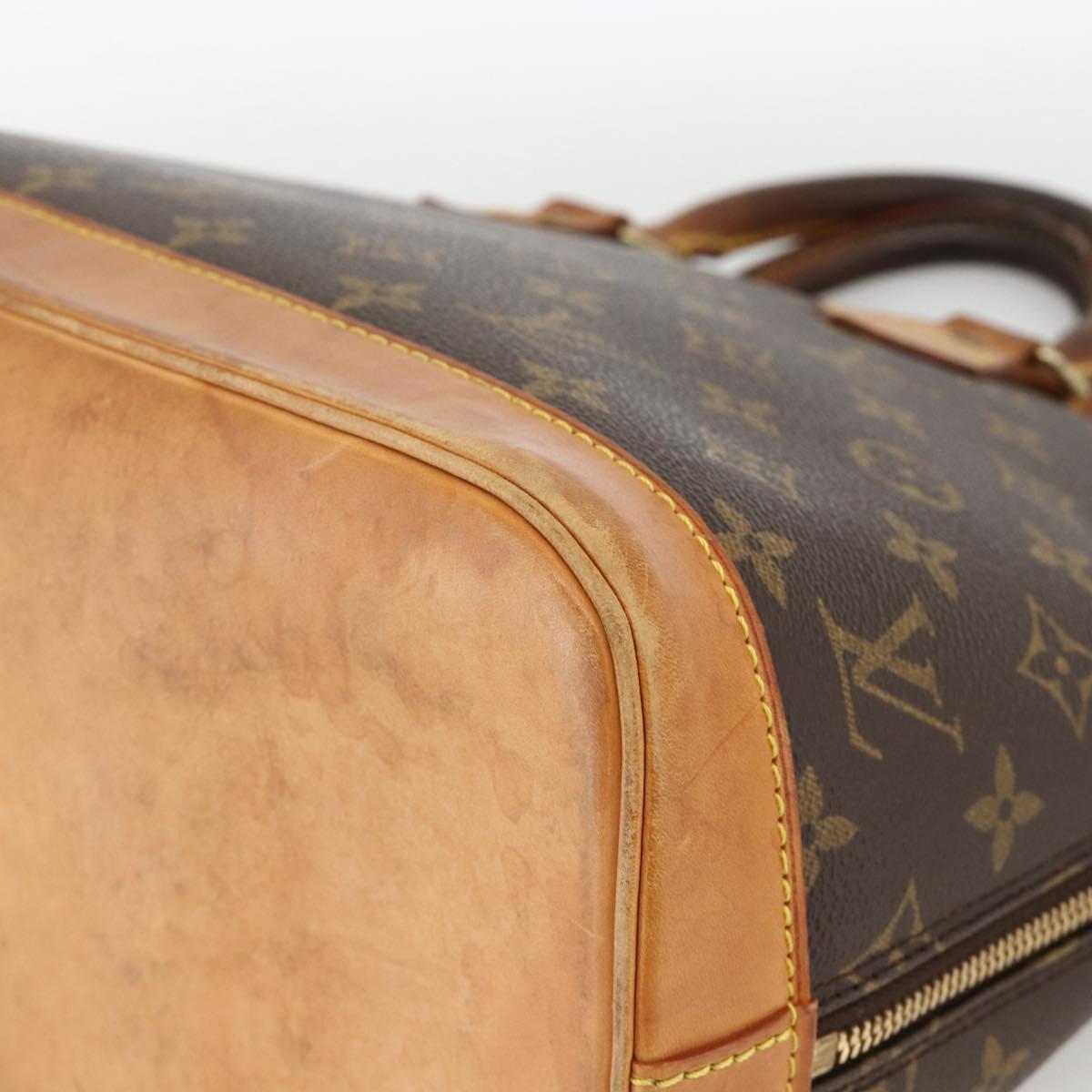 LOUIS VUITTON Monogram Alma Hand Bag M51130 LV Auth BA11815