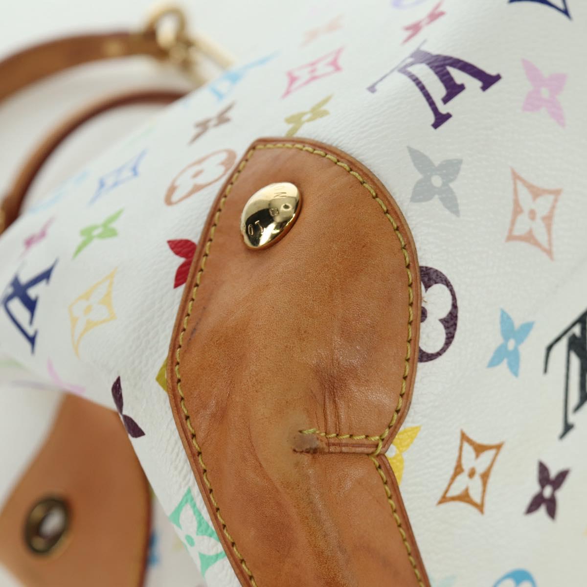 LOUIS VUITTON Monogram Multicolor Ursula Tote Bag White M40123 LV Auth BA11817A
