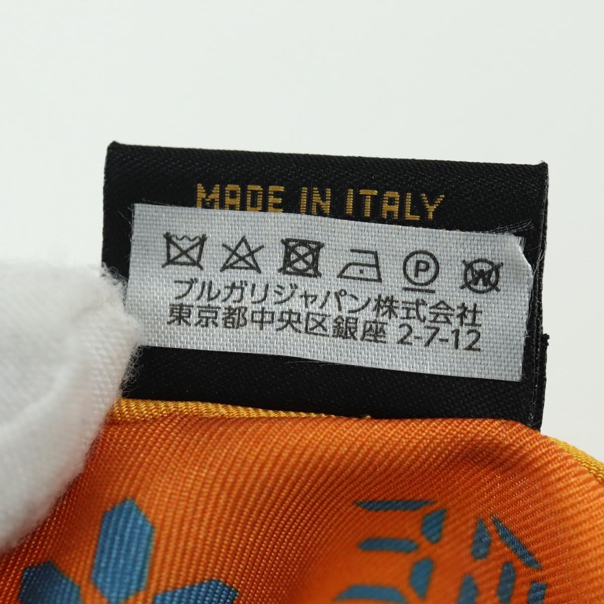 BVLGARI Scarf Silk Multicolor Auth BA11831A