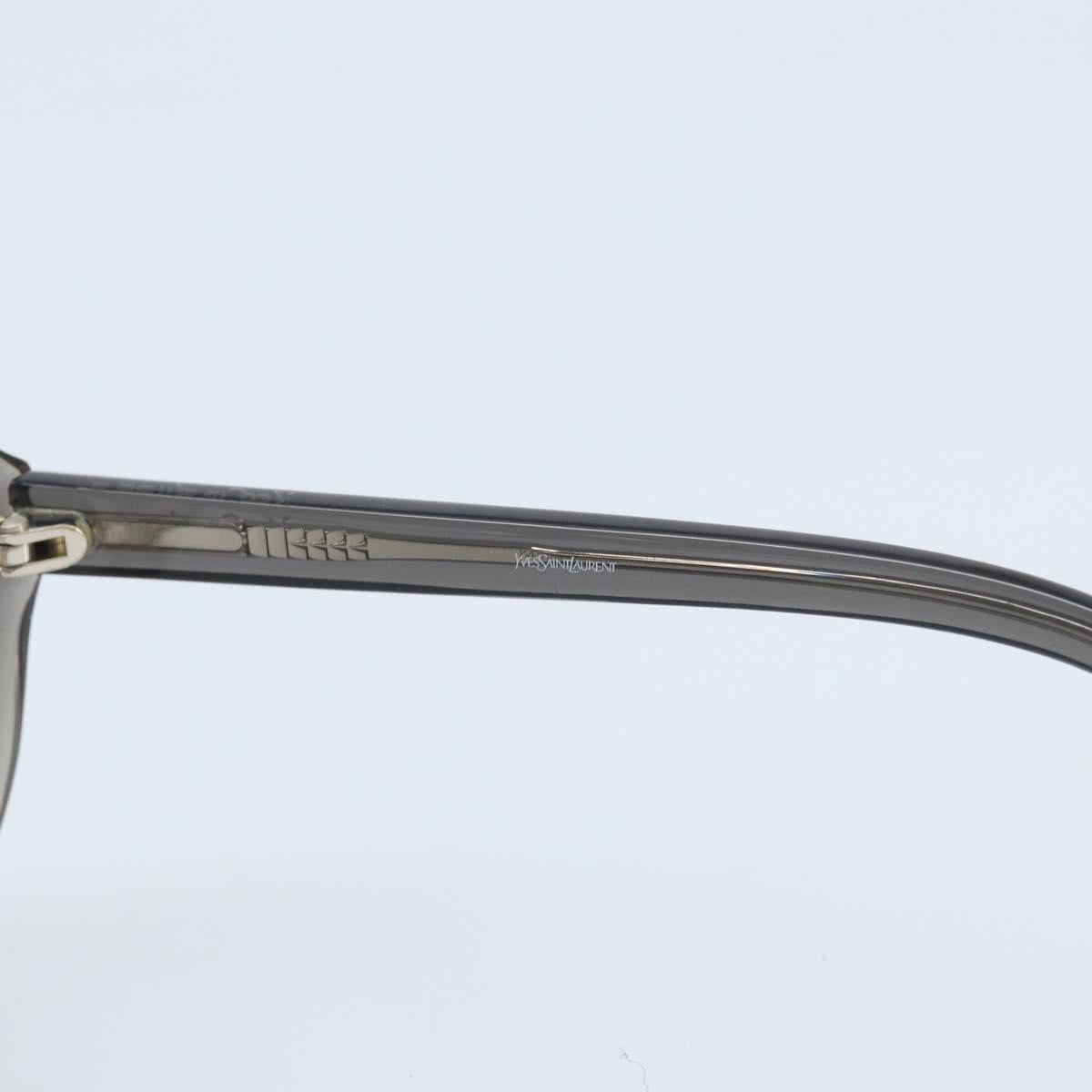 SAINT LAURENT Sunglasses plastic Greige Auth BA11835