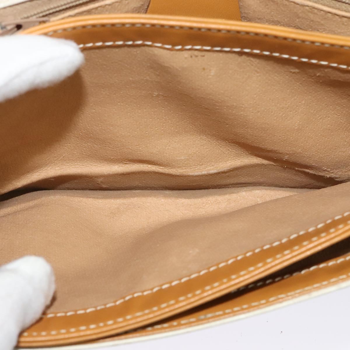 GUCCI Micro GG Supreme Shoulder Bag PVC Beige Gold 004 904 0261 Auth BA1184