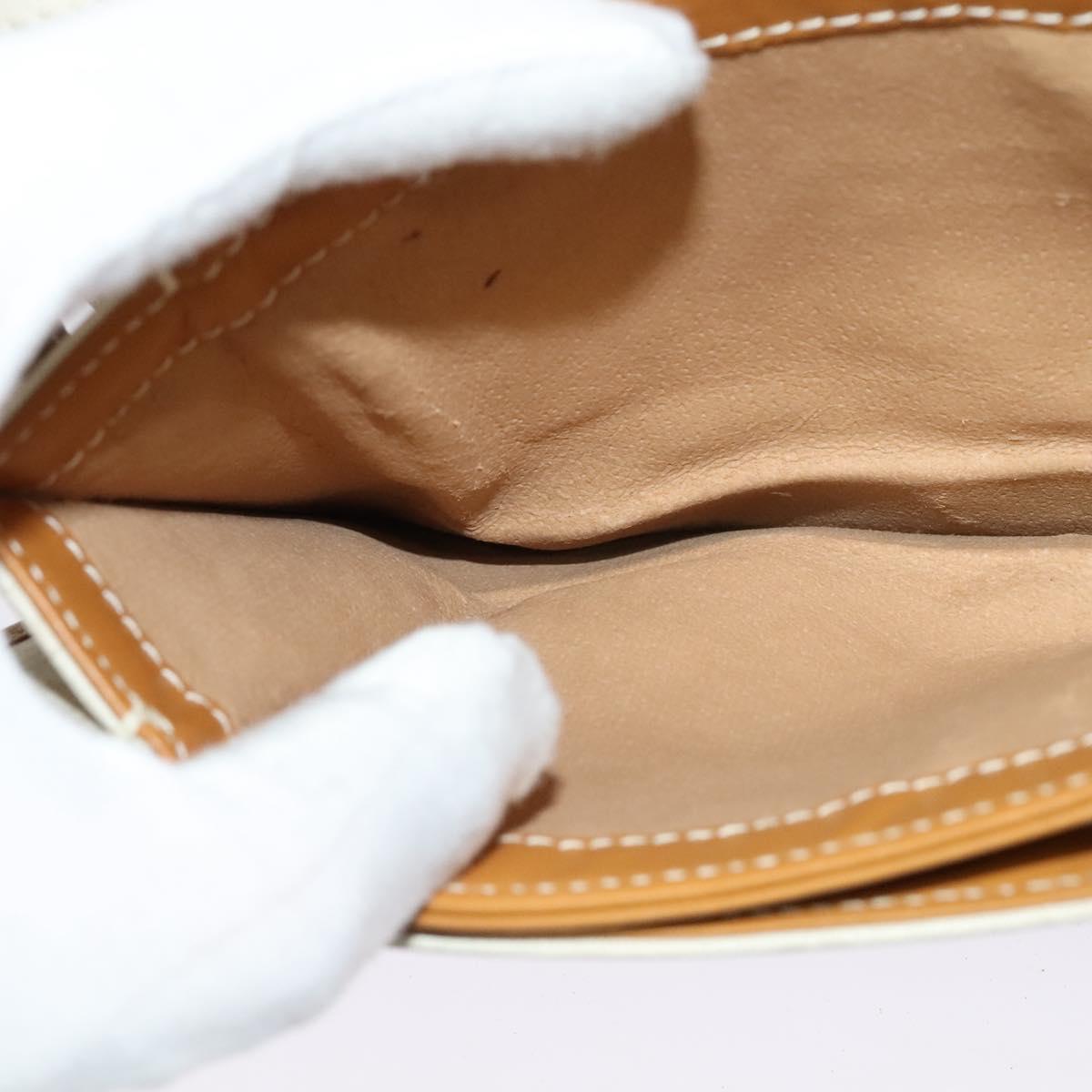 GUCCI Micro GG Supreme Shoulder Bag PVC Beige Gold 004 904 0261 Auth BA1184